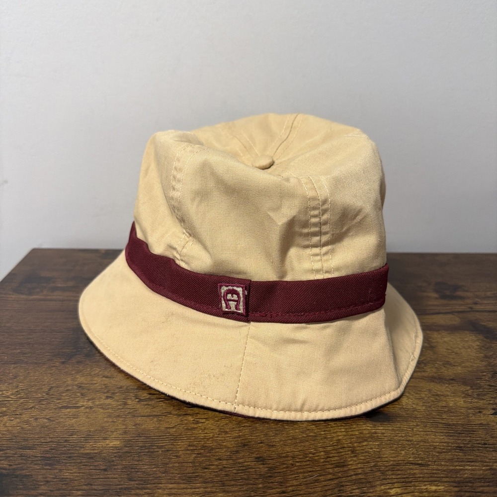 VTG 60s/70s ETIENNE AIGNER Women's Sz L Bucket Hat Designer Chic, UNION MADE USA